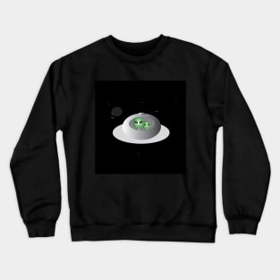 Green Aliens Crewneck Sweatshirt